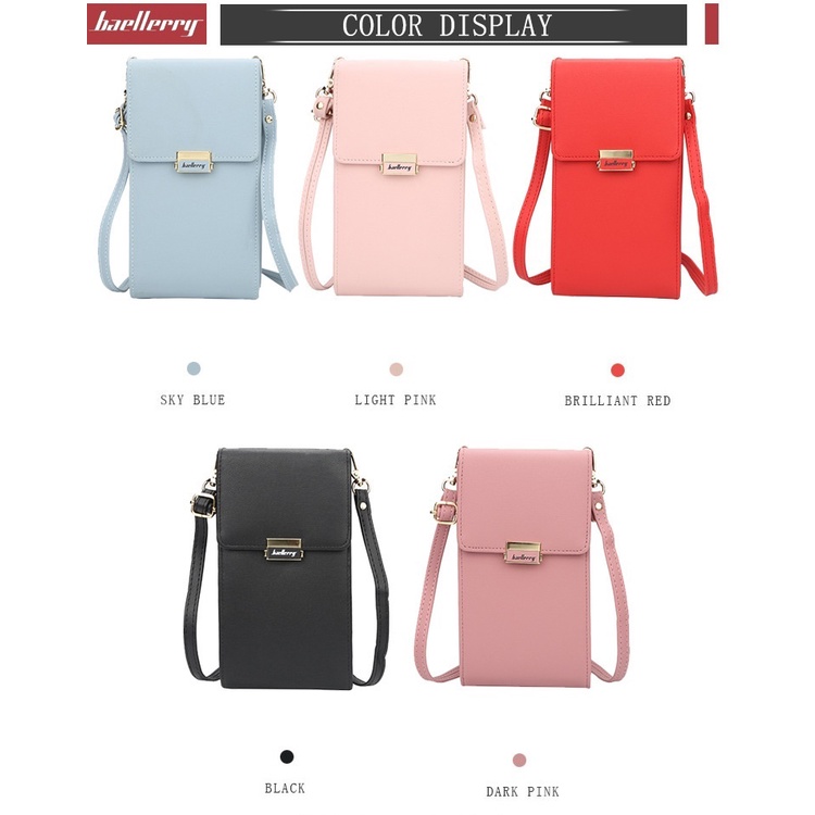 Túi Đeo Chéo Mini BAELLERRY Đựng Giấy Tờ, Lixi, Tiền, Điện Thoại Siêu Cute - VI05191