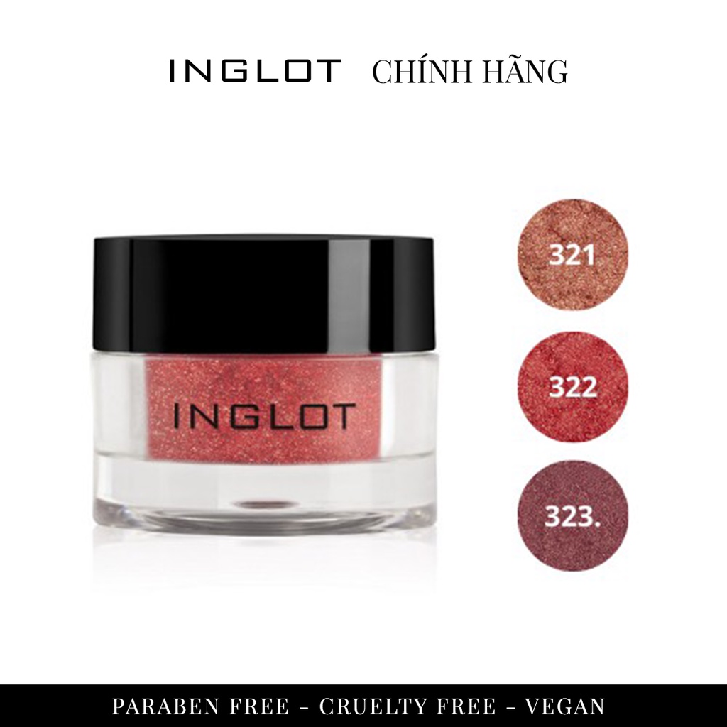 Nhũ bắt sáng cơ thể và mặt dạng lì Body Pigment Powder Matte Sparkle Inglot (2g)