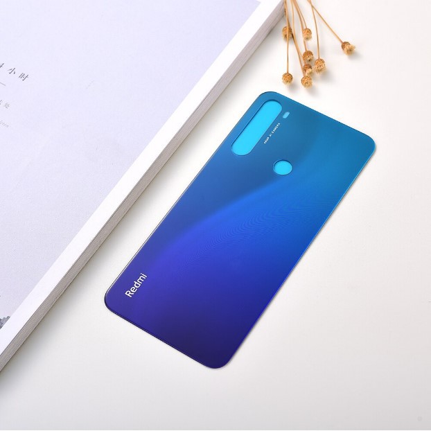 Nắp lưng Xiaomi Redmi Note 8 - Chất liệu kính Có quà tặng kèm