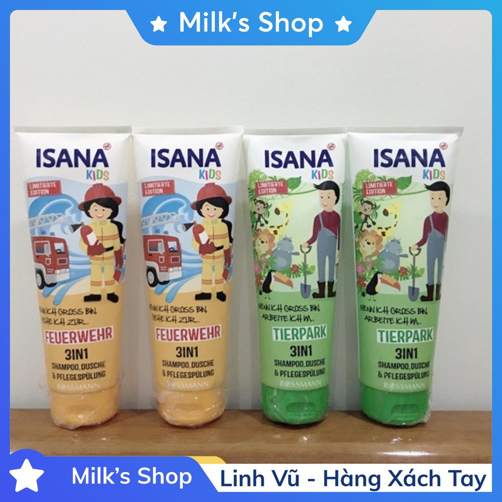 Sữa tắm isana Đức hương trái cây cho bé 250ml - Chăm sóc cơ thể bé