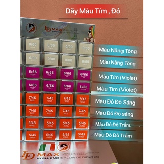 Thuốc nhuộm tóc ldmax tone màu lạnh - không kèm oxy