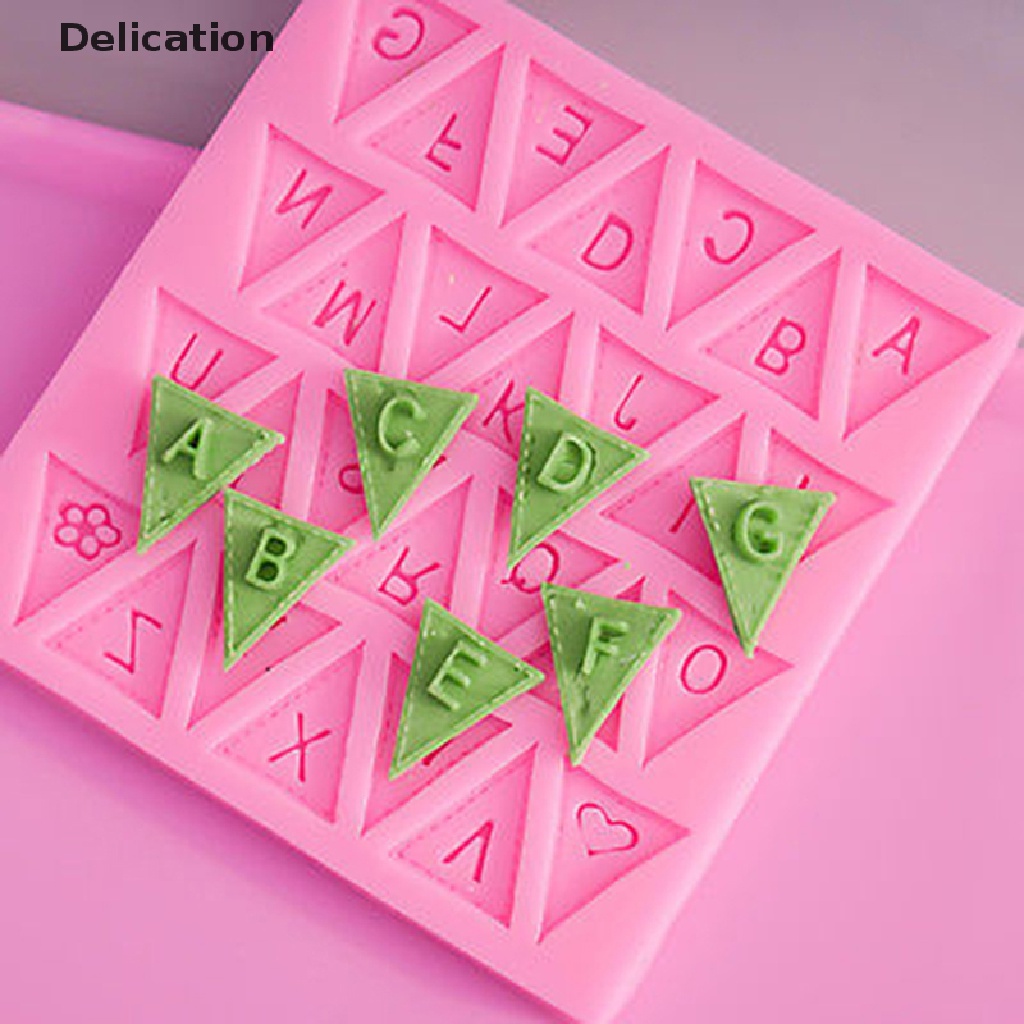 Khuôn Silicone Tạo Hình Làm Bánh Kẹo Hình 26 Chữ Cái