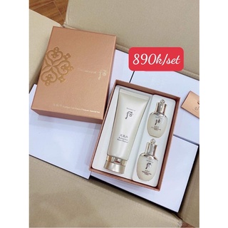 Sữa rửa mặt whoo tái sinh 150ml mẫu mới tặng kèm nuoc hoa hồng va sữa dưỡng whoo tai sinh