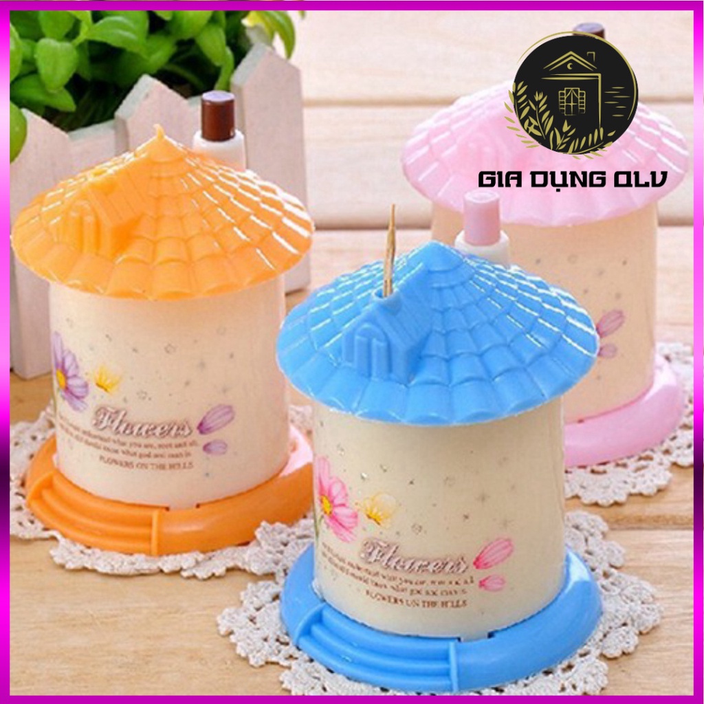 Hộp đựng tăm hình căn nhà dễ thương