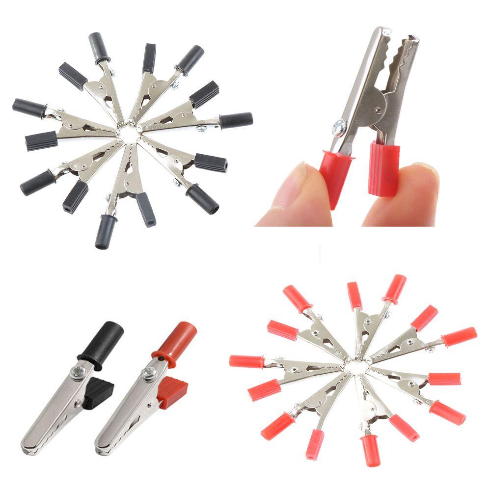 Set 1 5 / 10 / 20 Dây Dò Thử Điện Với Tay Cầm Nhựa Màu Sắc Ngẫu Nhiên