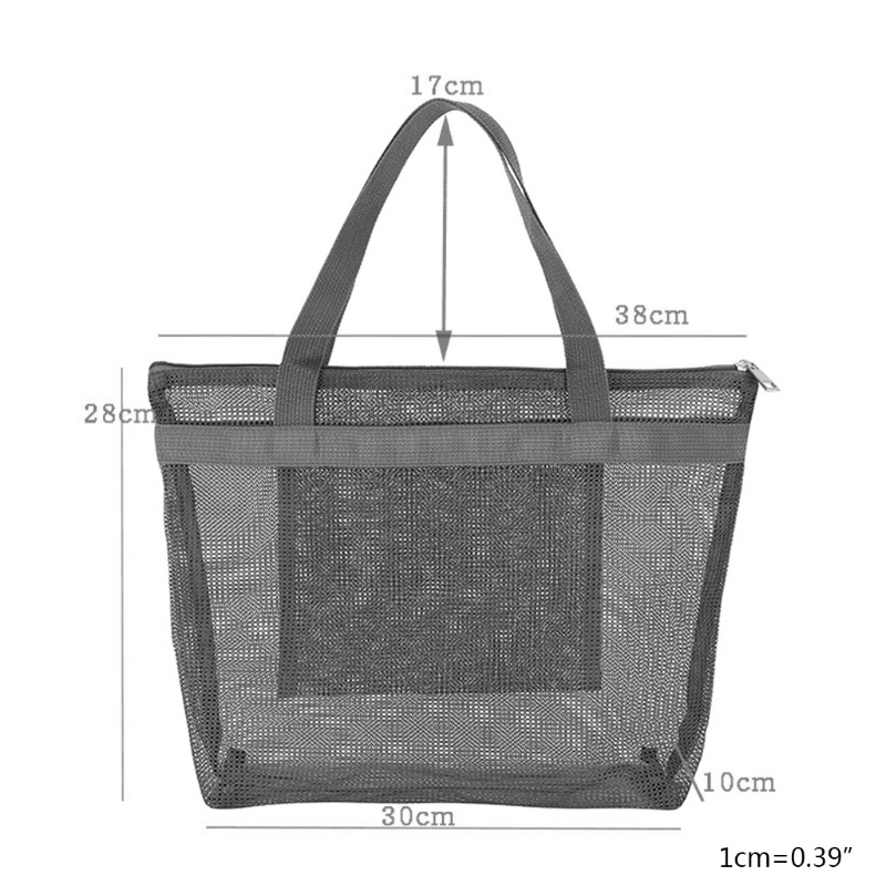 IVY Mesh Shower Caddy Tote Bag Hanging Portable Toiletry Bag for Men and Women College Dorm Essentials Quick Dry Bath Organizer for College Dorms Beach Gym Camp