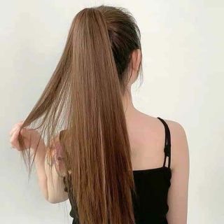 Tóc giả ngoạm thẳng