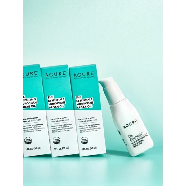 Dầu Argan Ma-rốc hữu cơ Acure The Essentials Moroccan Argan Oil | BigBuy360 - bigbuy360.vn
