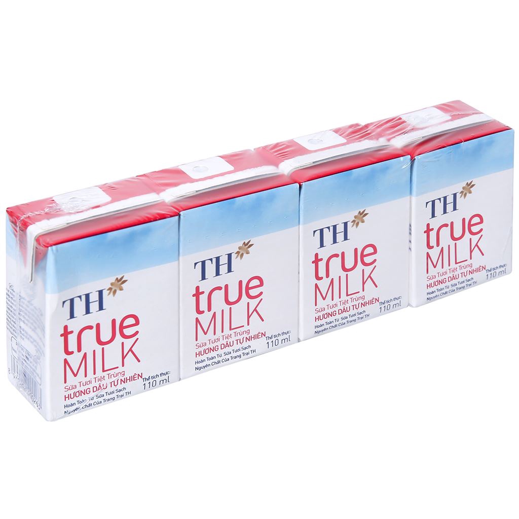 THÙNG 48 HỘP 110ML SỮA TƯƠI TIỆT TRÙNG TH TRUE MILK (48 hộp x 110ml)