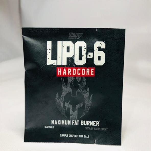 Giá tốt nhất hỗ trợ đốt mỡ trong tập luyện sample nutrex lipo6 hardcore - ảnh sản phẩm 3