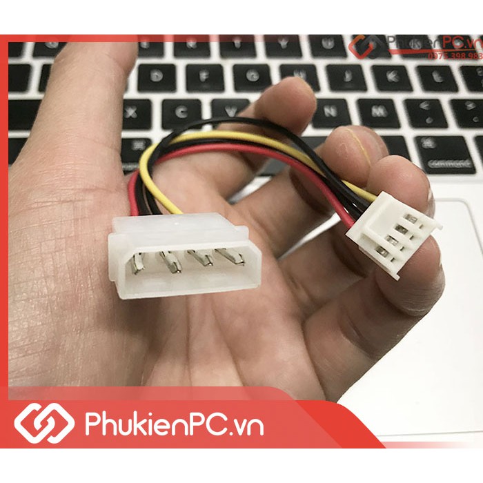 Dây nguồn chuyển đổi IDE ATA 4pin sang 4Pin FDD chân nhỏ. Dùng cho ổ đĩa mềm FDD, Card PCI, PCIe to PCI