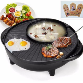 Nồi lẩu nướng đa năng 2 in 1 thái lan