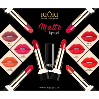 Son Lì Riori Matte Lipstick 6 Màu