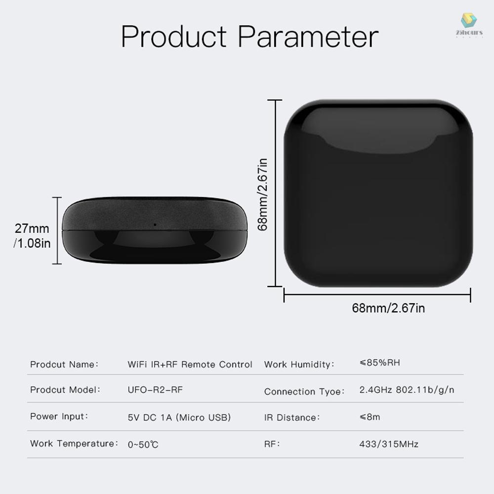 Giá Thấp Nhất Điều Khiển Từ Xa IR RF Bằng Giọng Nói Thông Minh Tương Thích Với Tuya Alexa Google Home