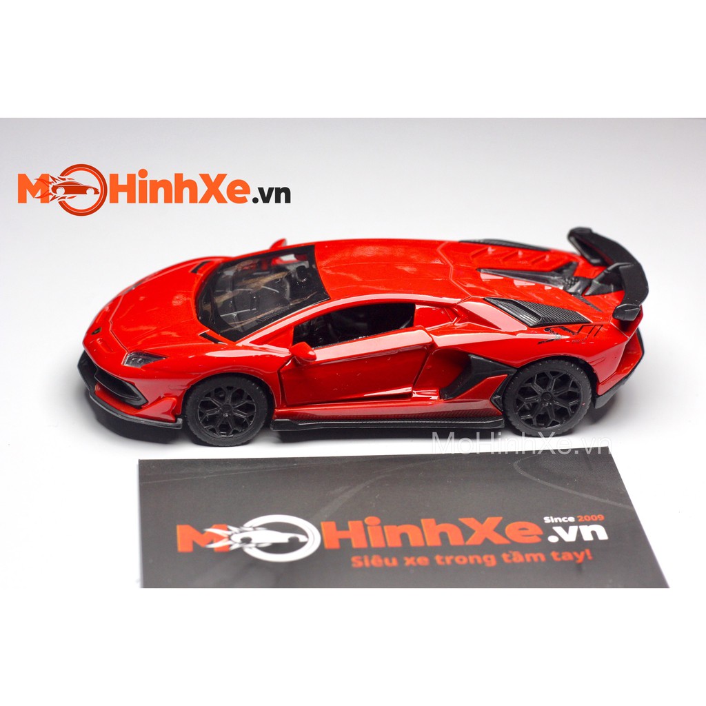 MÔ HÌNH XE LAMBORGHINI AVENTADOR SVJ 1:43 MSZ