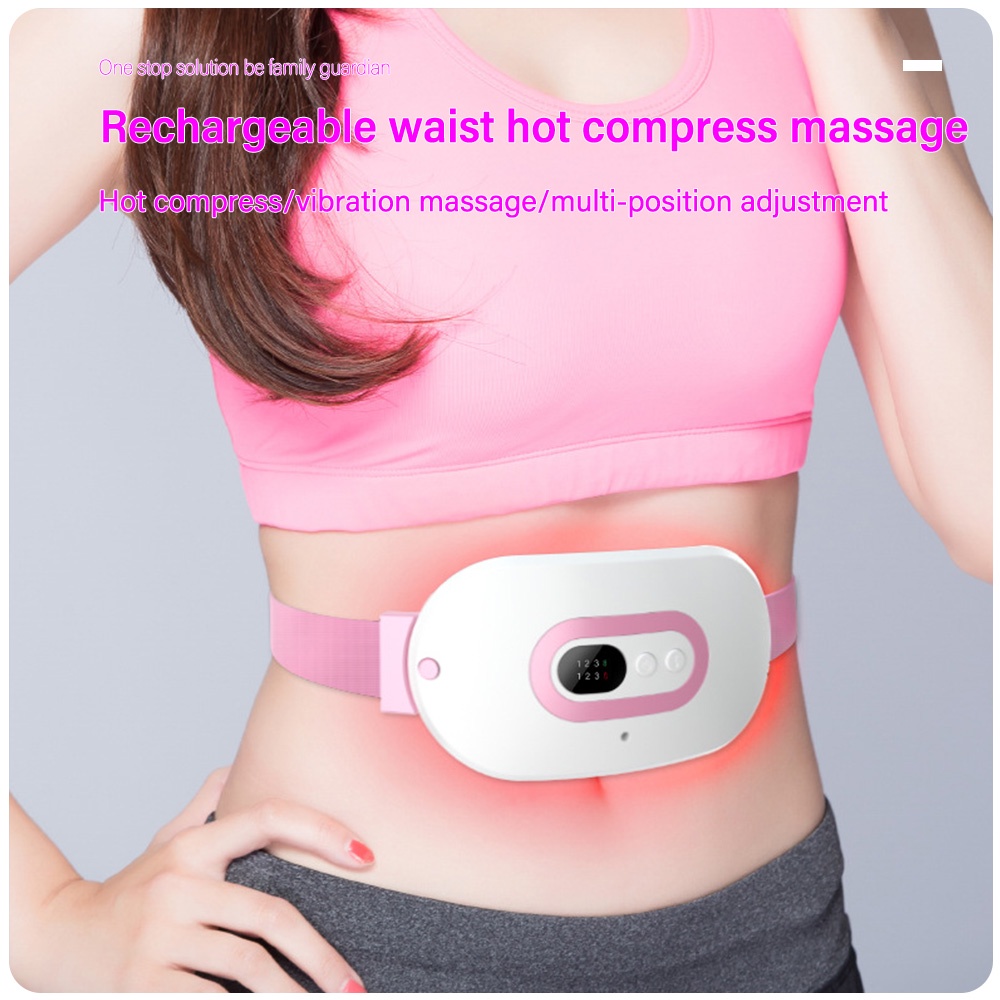 Máy massage làm ấm bụng, đai đeo giảm đau bụng kinh nguyệt, làm ấm tử cung cho phụ nữ đến kì