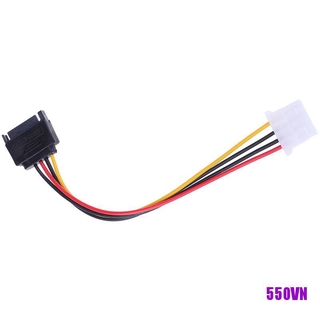 Cáp Chuyển Đổi Nguồn Sata Sang Ide 15 Pin Sata Male Sang Molex Ide 4 Pin Female