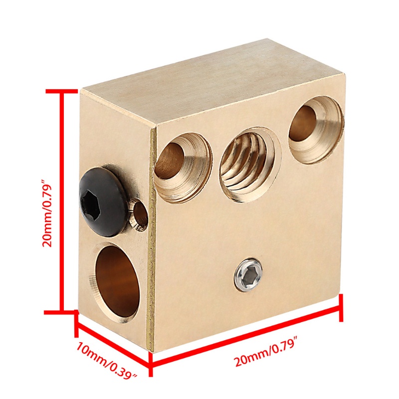 Khối Nóng Bằng Đồng Thau Cao Cấp Cho Máy In 3D CR10/ E3D V6