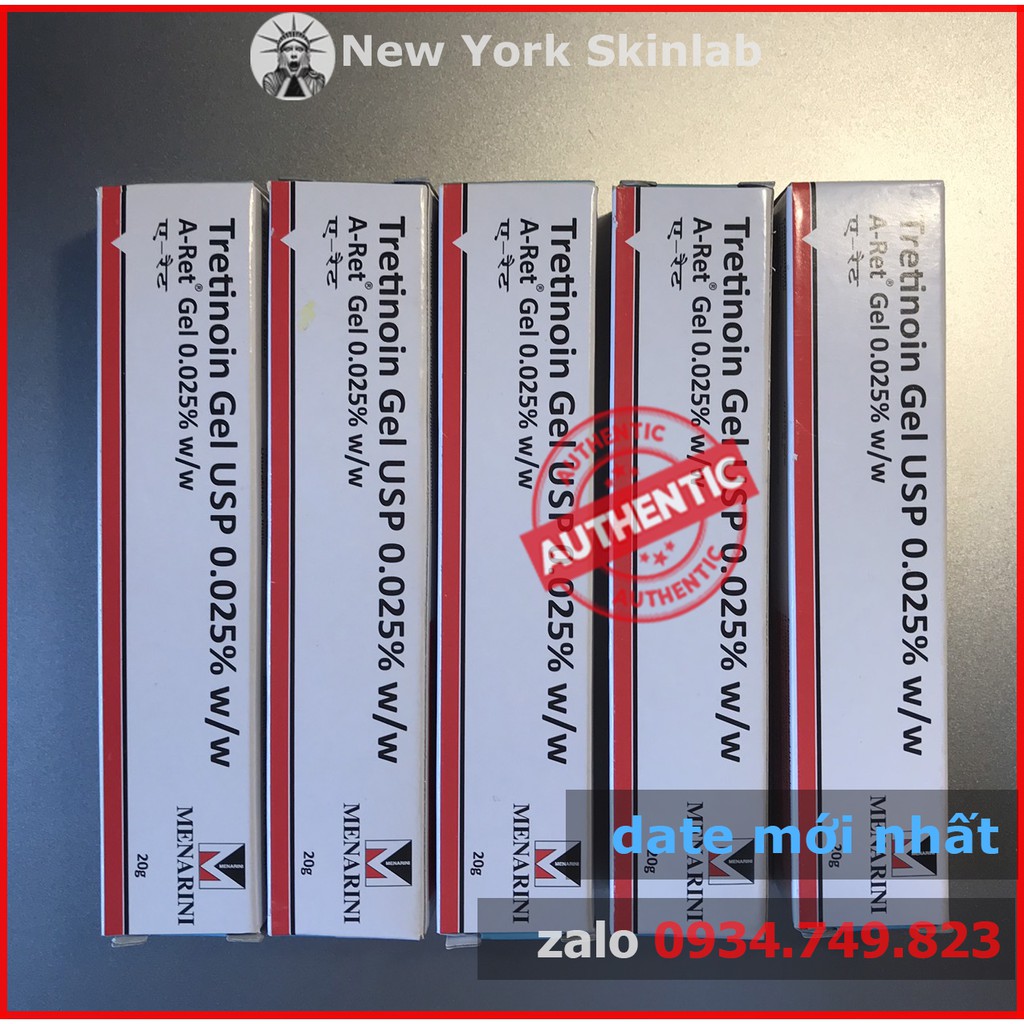 Tretinoin Aret gel 0.025% (20g) - chống lão hóa, xóa mụn