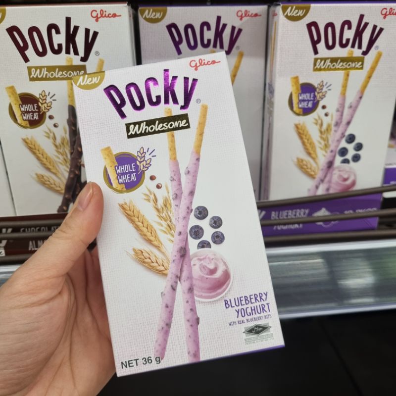 Glico Pocky Bánh Que Vị Sữa Chua Việt Quất 36G