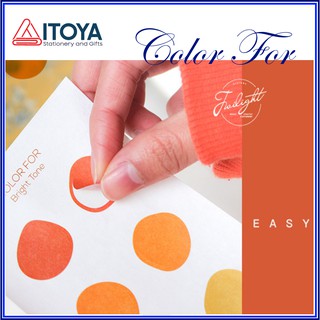 Hình dán trang trí Sticker Color For, bộ 3 tờ