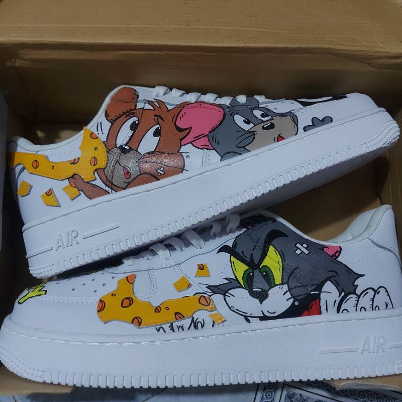 Giày Sneaker AF1 CUSTOM Tom&Jerry