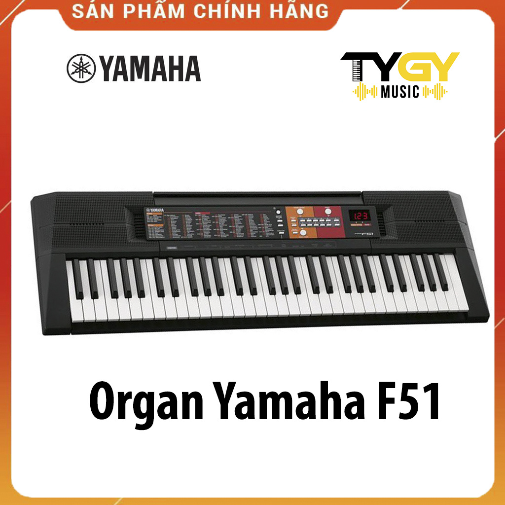 Đàn Organ Yamaha F51 Chính Hãng, Chất Lượng Tốt ,Giá Rẻ Phù Hợp Với Người Mới Tập Chơi