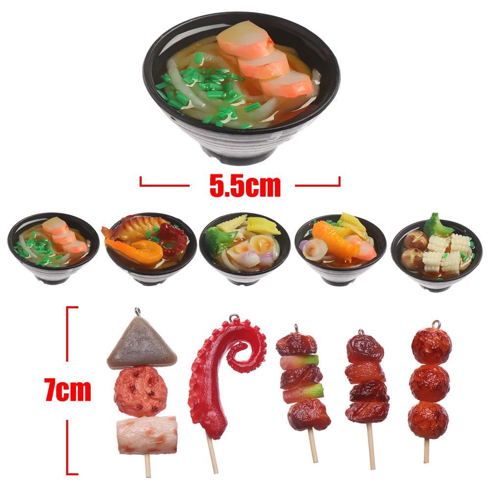 Mô hình đồ ăn mini tùy chọn kiểu dáng trang trí nhà búp bê