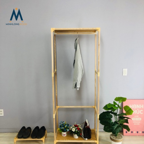 Kệ treo quần áo loại nhỏ - Minhlongwood - M33