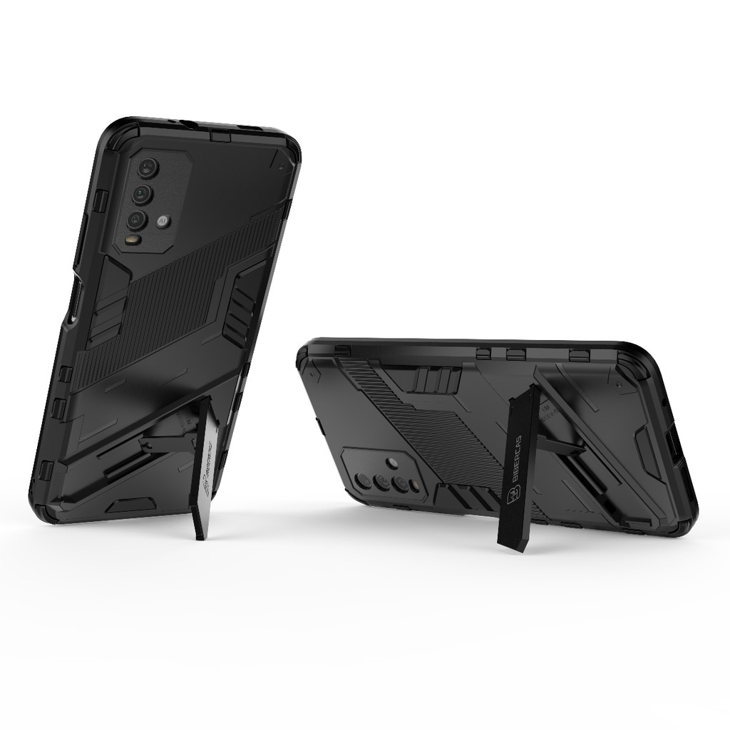 Ốp lưng Redmi 9T / Redmi Note 9 4G Iron Man Ver 2 chống sốc giá đỡ xem phim bảo vệ toàn diện