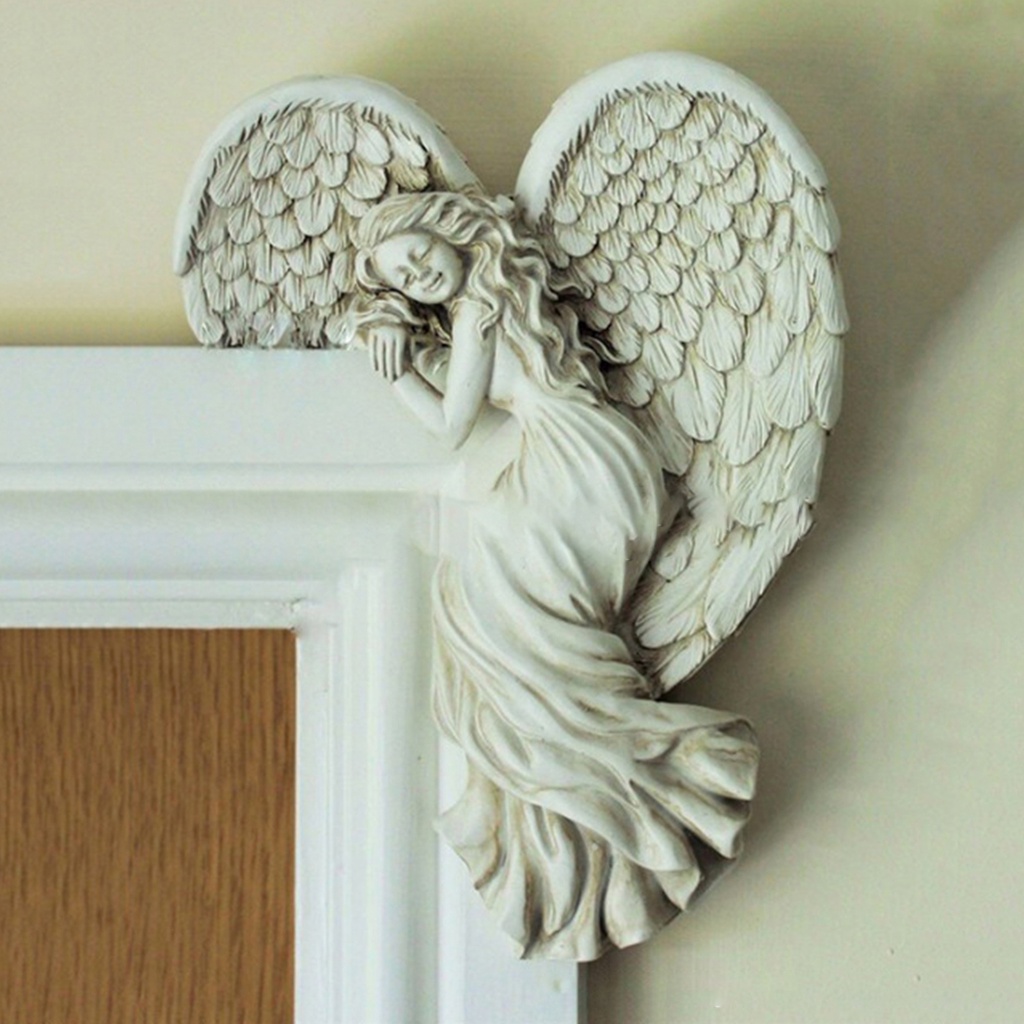 Mô hình tượng thiên thần bằng nhựa thông đa năng trang trí phòng khách/ phòng ngủ