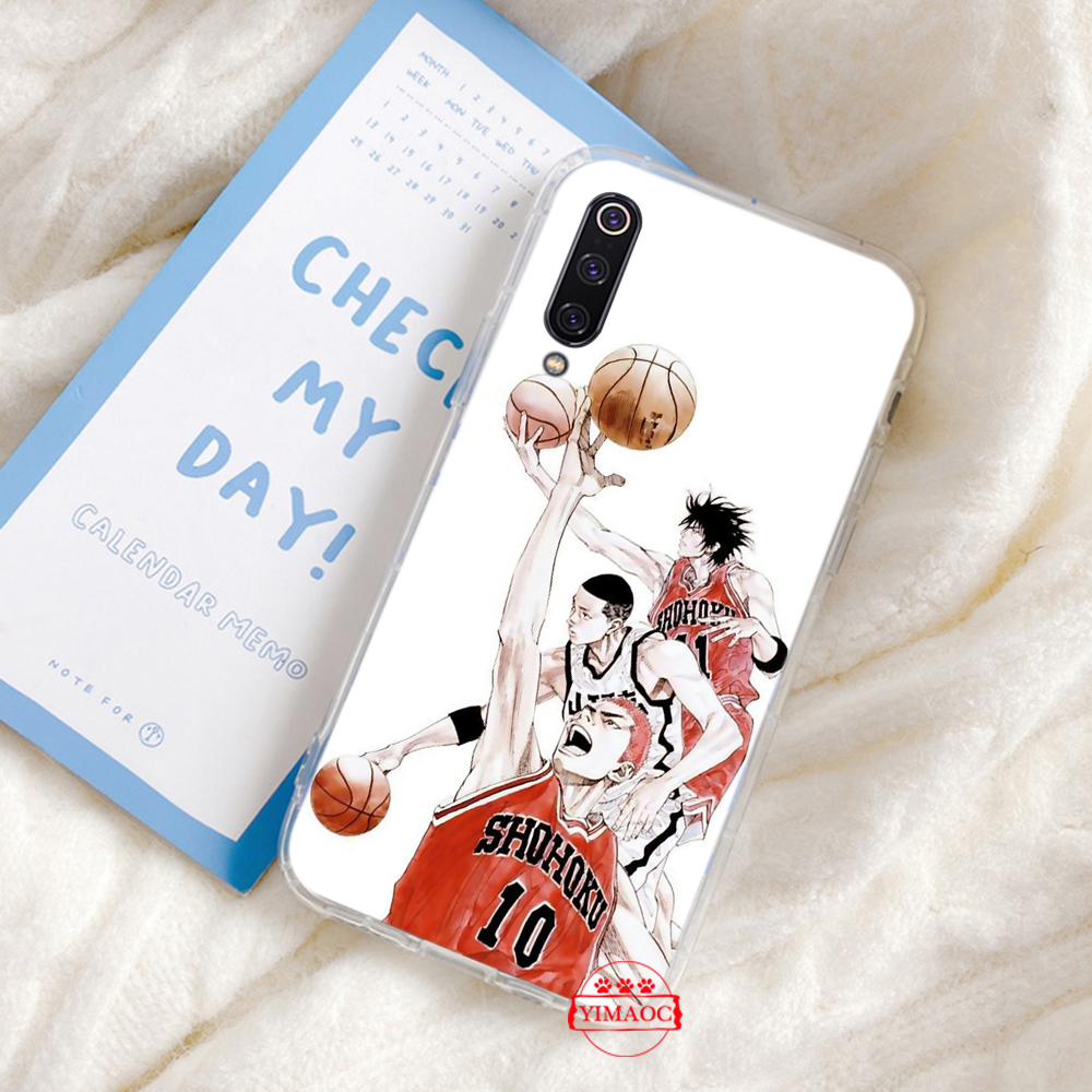 Huawei Y6 2018 Y6P Y7 2019 Y7A Y9 Prime 2019 Nova 2i 3i 5t TPU transparent Soft Case 52GBY sakuragi hanamichi slam dunk