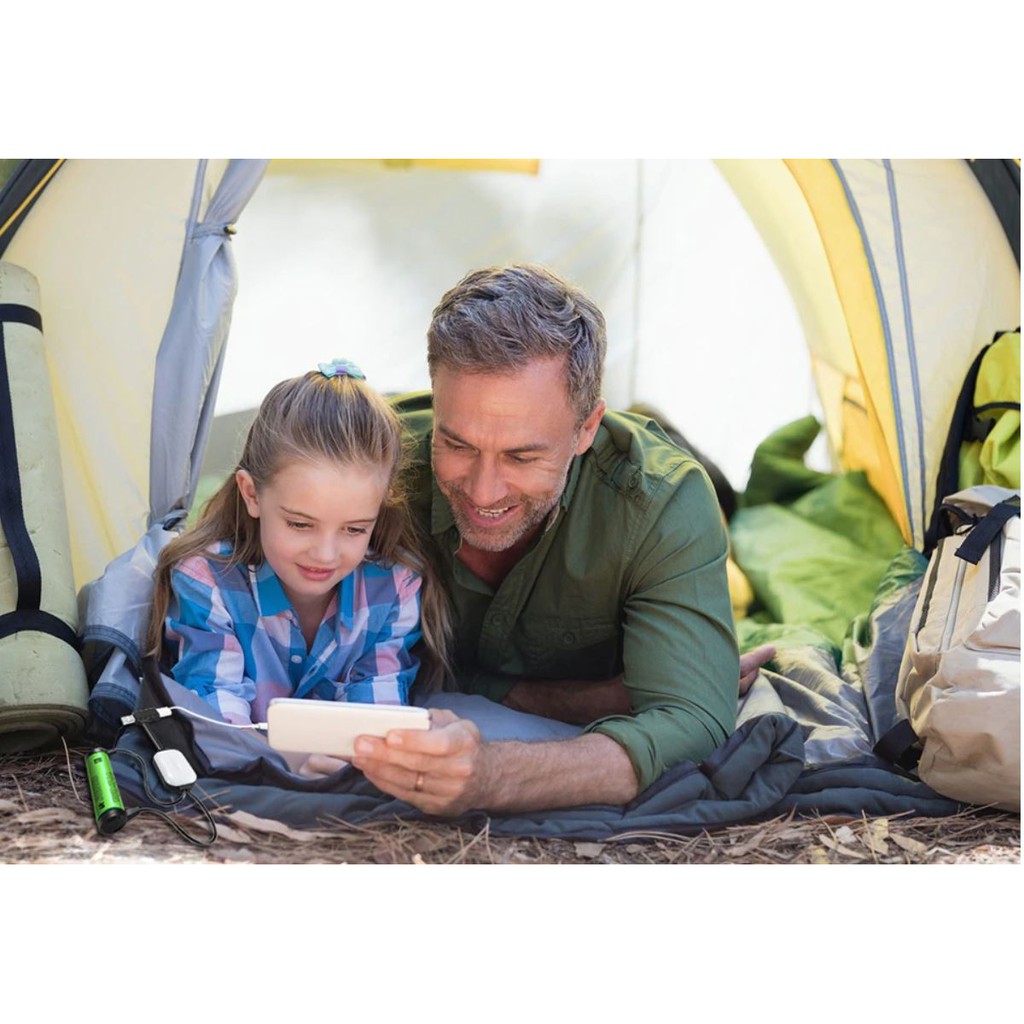 Sạc pin kiêm sạc dự phòng Adeaska A10 cho pin Lithium 3.7v 18650, 26650, 16340, 14500..