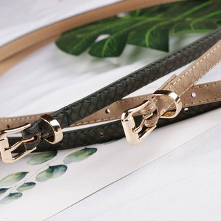 Thắt lưng da khóa kim bản nhỏ