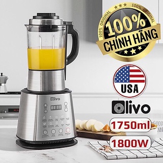Máy xay nấu sữa đa năng OLivo x20 - Chính hãng thương hiệu Mỹ - Bảo hành 24 tháng tặng kèm sách công thức