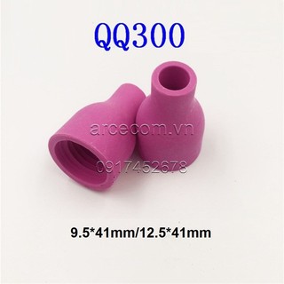 Sứ hàn tig QQ300 - Hộp 10 cái Chụp sứ mỏ hàn tig QQ300 (9.5*41/12.5*41mm)