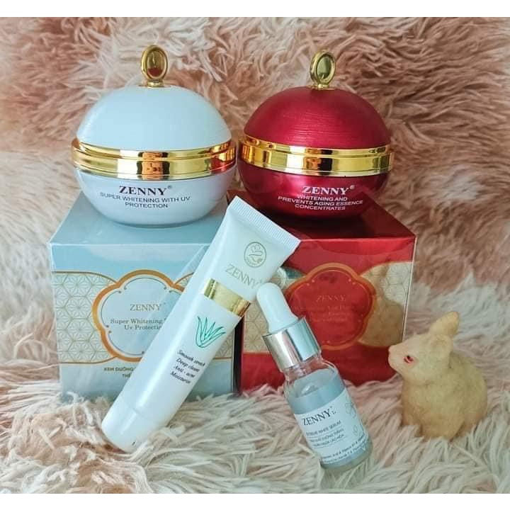 Kem Dưỡng Da Zenny Luxury Chính Hãng tặng serum, sữa rửa mặt