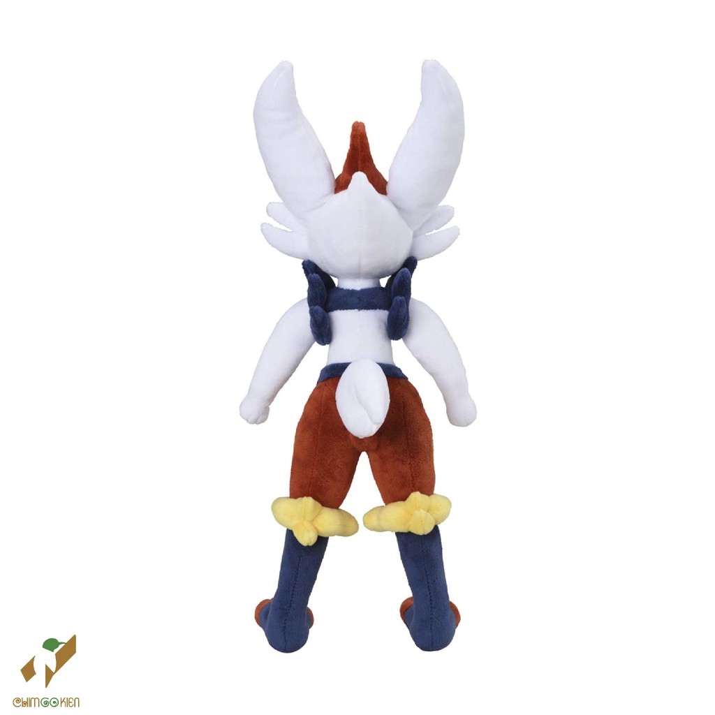 Gấu bông pokemon Cinderace(Aceburn) 27cm hàng Nhật