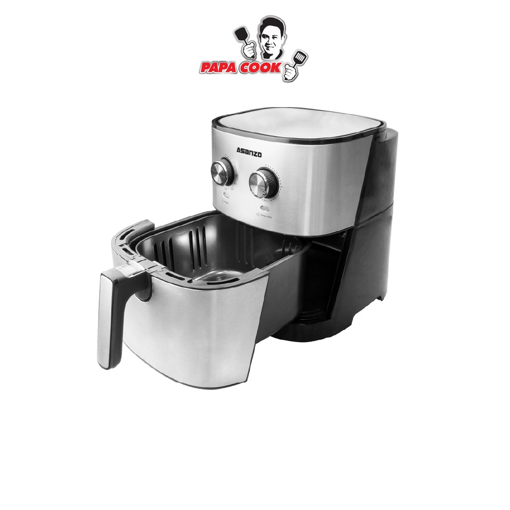 Nồi Chiên Không Dầu Asanzo Papa Cook AAF1758 5.8L [NEW 2020] - Tặng kèm bình thủy điện