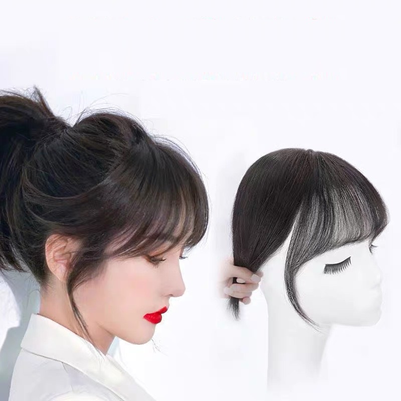 Tóc giả mái phủ hói có mái có rãnh da đầu