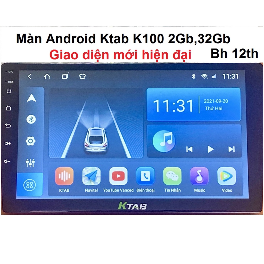 (Hướng dẫn lắp đặt) Màn hình Android ô tô Oled C2 / Carfu TS8 2Gb, 32Gb đầy đủ chức năng (BH 12 tháng)