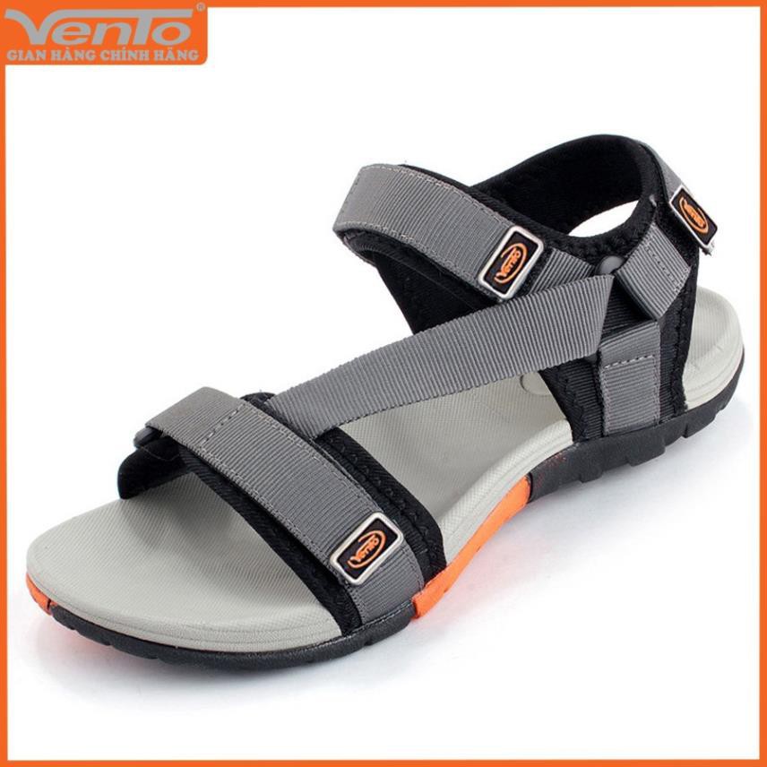 Tết Xả Mới - [Free Ship ] Giày Sandal Nam Vento Xuất Khẩu Nhật - Inb shop để chọn size ạ NV4538G Xám Đế Xám Cam AL6 .