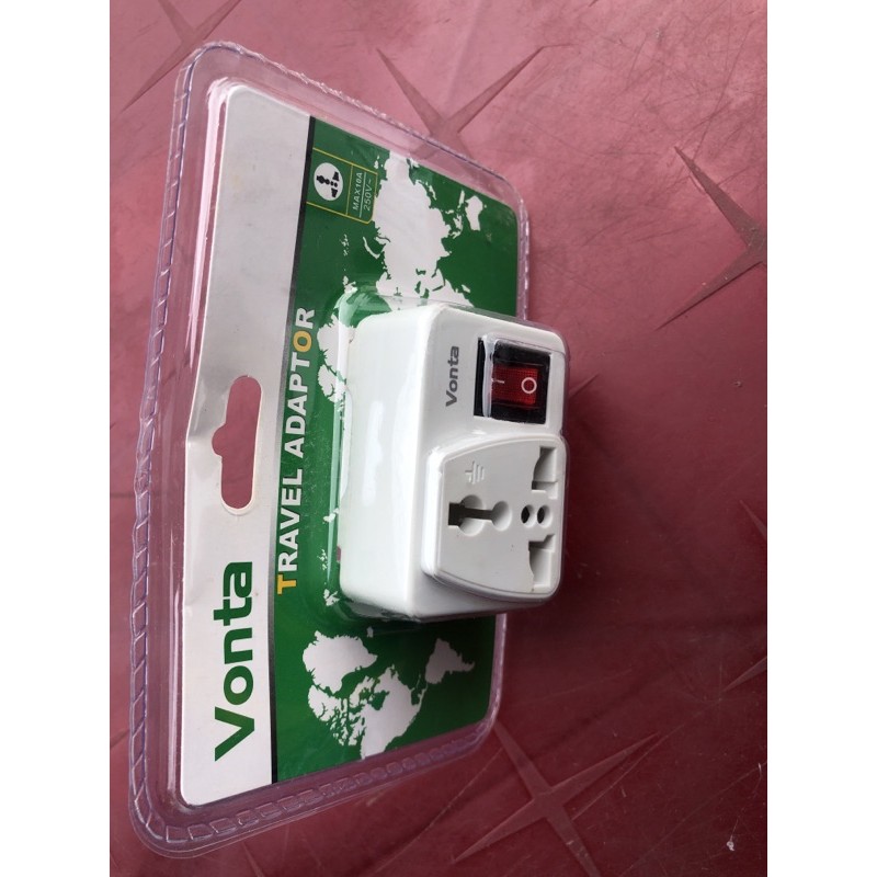 Đầu chuyển 3 chân sang 2 chân có Công Tắc