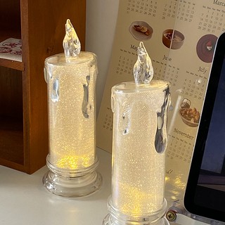 Đèn ngủ hình cây nến lấp lánh