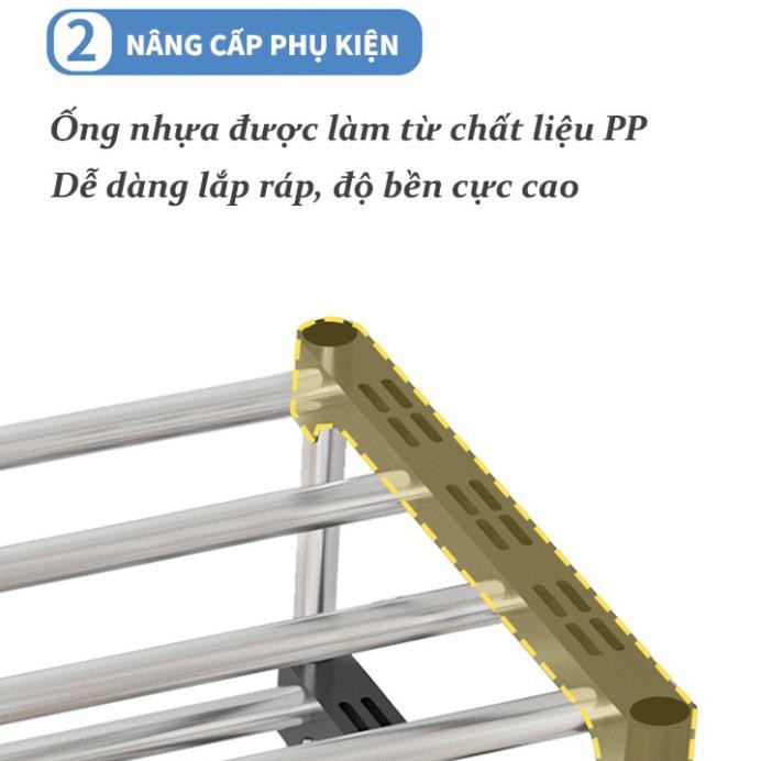 Kệ để giày dép Inox đa năng SAGOKER, mã ANKD210