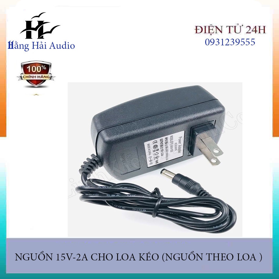 Nguồn 15V_2A cho loa Loa kéo