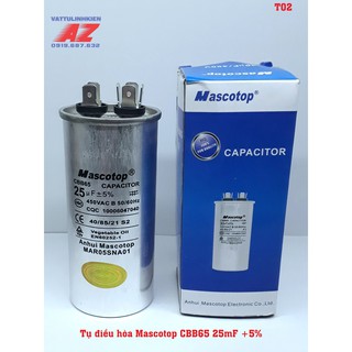 Tụ điều hòa 2 chân Mascotop CBB65