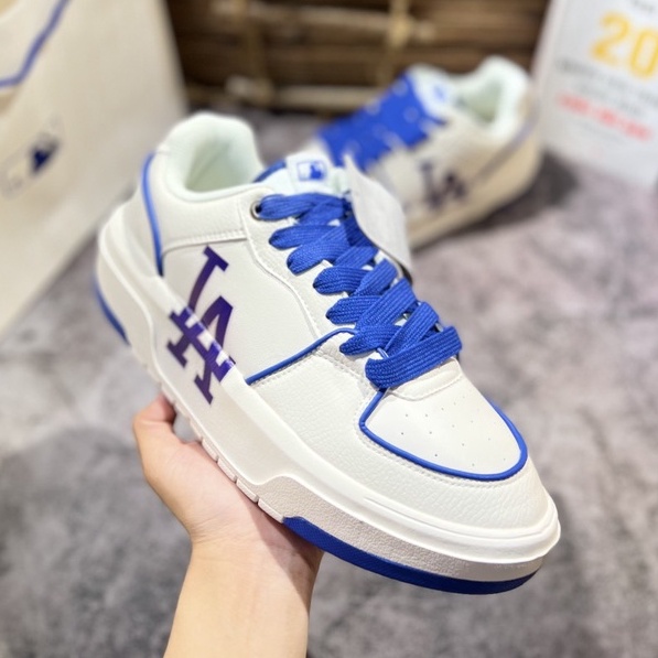 Giày Sneaker M.L.B Chunky, Sneaker chữ Ny Đen Full Box Bill