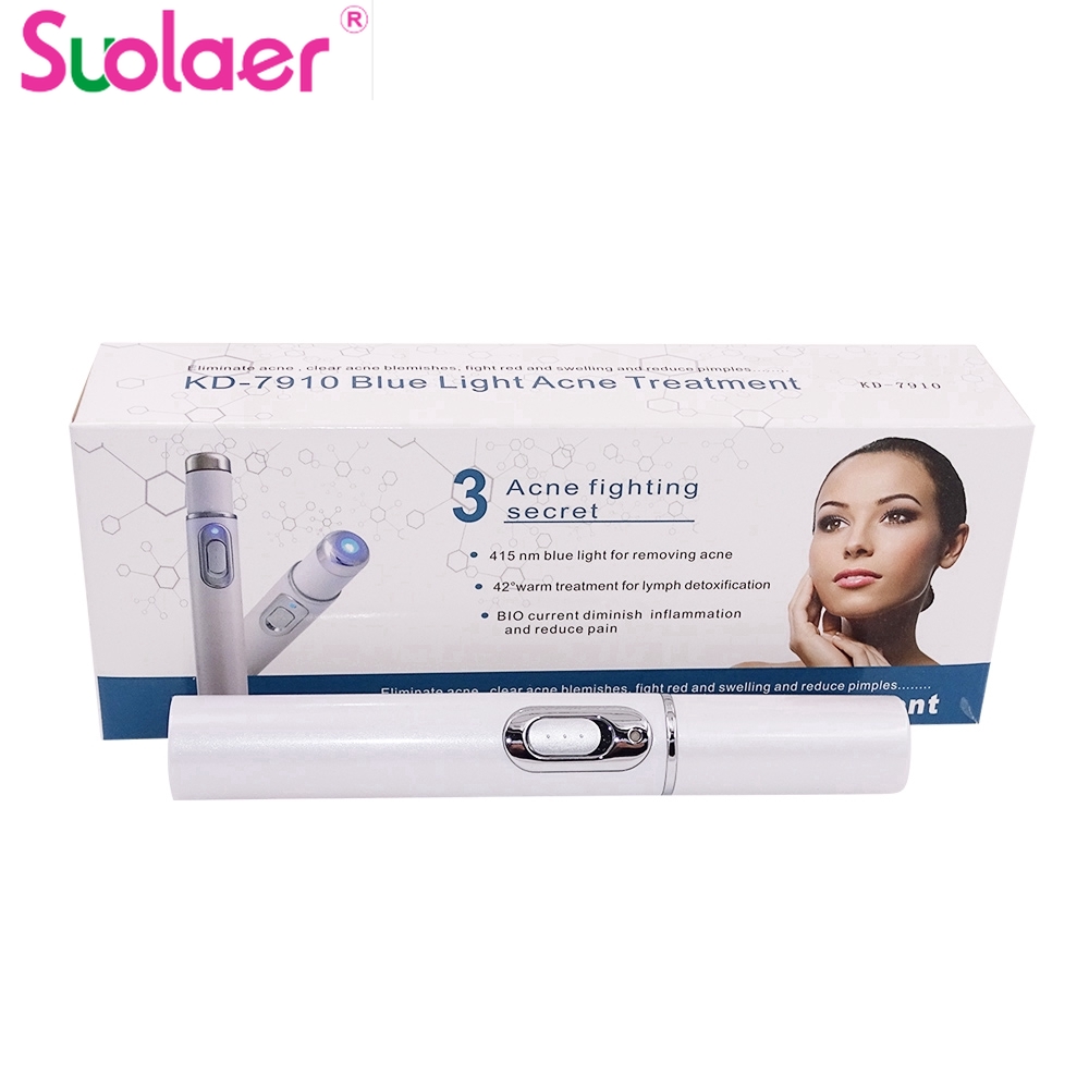 Bút Tẩy Mụn Suolaer Bằng Ánh Sáng Xanh Dương Chuyên Dụng