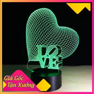 Quà Valentine _ Đèn ngủ 3D _ Quà Tặng Ý Nghĩa